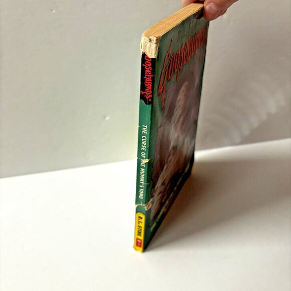 Goosebumps Book The Curse of the Mummy's Tomb #5 RL Stine 1993 1st Ed No Number - Picture 3 of 5